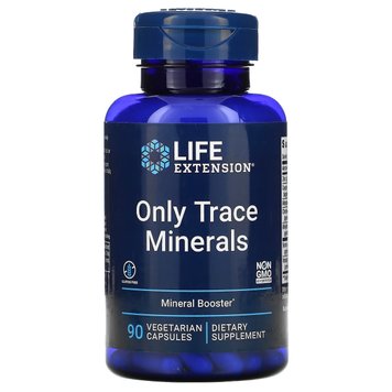 Мінерали, Only Trace Minerals, Life Extension, 90 вегетаріанських капсул