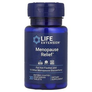 Полегшення симптомів менопаузи, 4 мг, Menopause Relief, Life Extension, 30 таблеток