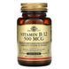 Вітамін B12, Vitamin B12, Solgar, 500 мкг, 100 таблеток