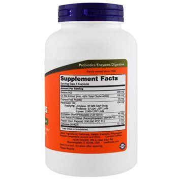 Супер Ензими, Now Foods, 180 капсул