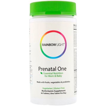 Мультивітаміни для вагітних Prenatal One, Rainbow Light, 90 таблеток