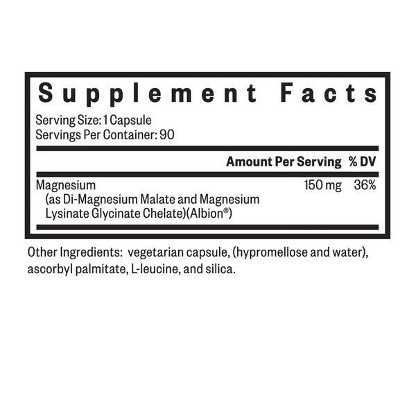 Магній, 150 мг, Optimal Magnesium, Seeking Health, 100 капсул