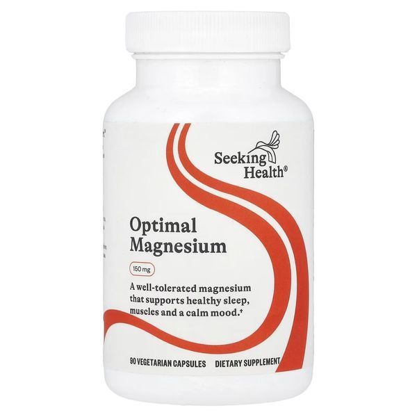 Магній, 150 мг, Optimal Magnesium, Seeking Health, 100 капсул