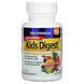 Ферменты пищеварительные для детей, вкус фруктов, Kids Digest, Chewable Digestive Enzymes, Enzymedica, 60 жевательных таблеток