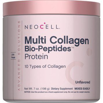 Мультиколагенові біо-пептиди, 10 г, Multi Collagen Bio-Peptides Protein, Neocell, 198 г