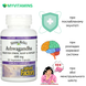 Ашваганда, 600 мг, Ashwagandha, Natural Factors, 30 вегетаріанських капсул