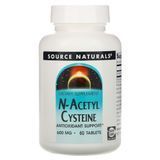 NAC (N-Ацетил-L-Цистеин) 600мг, Source Naturals, 60 таблеток