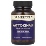 Наттокиназа, 2000 FU, Nattokinase, Dr. Mercola, 60 капсул