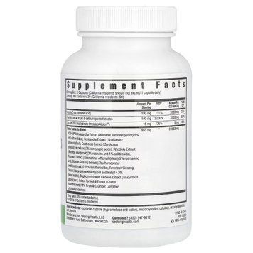 Поживні речовини для надниркових залоз, Stress Nutrients, Seeking Health, 90 капсул