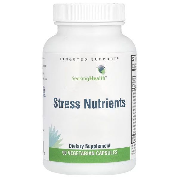 Поживні речовини для надниркових залоз, Stress Nutrients, Seeking Health, 90 капсул