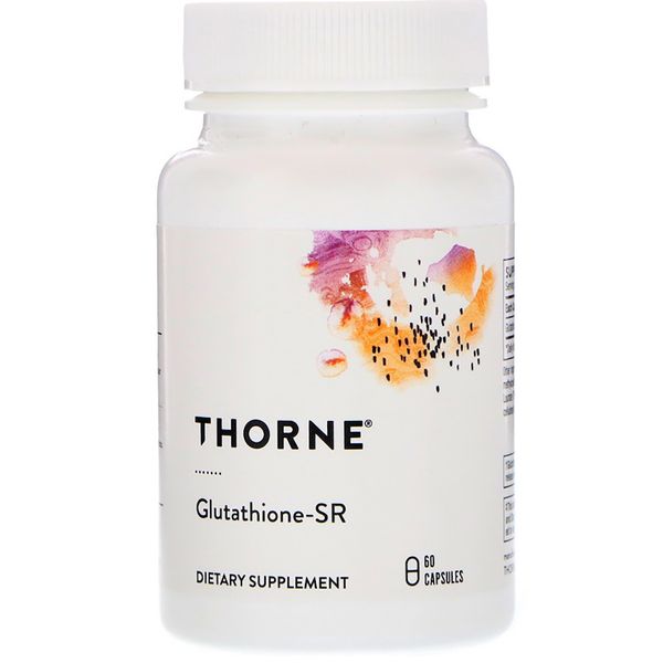 Глутатіон, Glutathione-SR, Thorne Research, 60 капсул