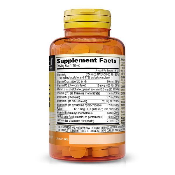 Мультивітаміни на кожен день, Daily Multiple Vitamins, Mason Natural, 100 таблеток