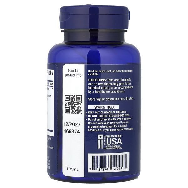 Травні ферменти, Enhanced Super Digestive Enzymes, Life Extension, 60 вегетаріанських капсул