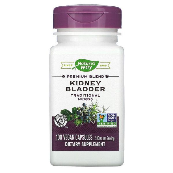 Підтримка Нирок і Сечового Міхура, Kidney Bladder, Nature's Way, 465 мг, 100 капсул