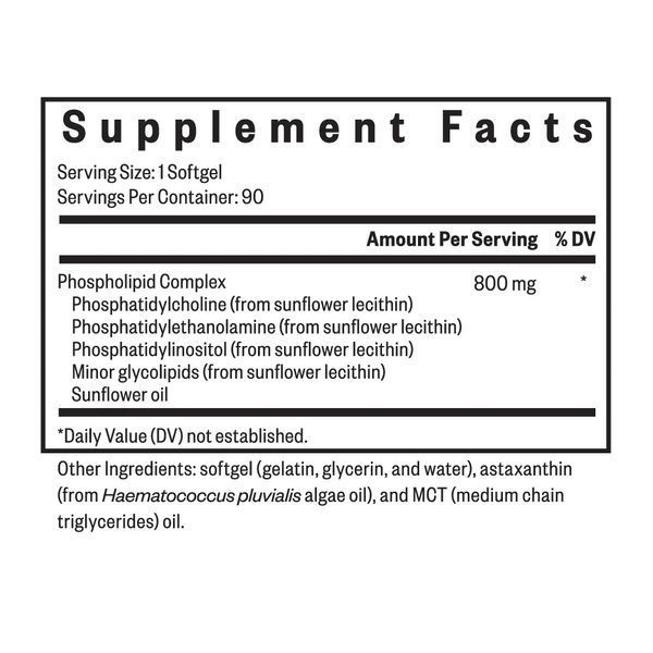 Комплекс фосфатидилхоліну, 800 мг, Optimal PC, Seeking Health, 90 гелевих капсул