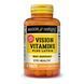 Витамины для глаз с лютеином, Vision Vitamins Plus Lutein, Mason Natural, 60 таблеток