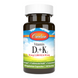 Вітамін D3+K2, 2000 МО та 90 мкг, Vitamin D3+K2, Carlson, 60 вегетаріанських капсул