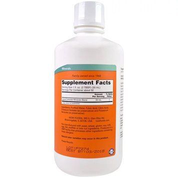Колоїдні Мінерали, Colloidal Minerals, Now Foods, 946 мл