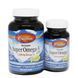 Супер Омега-3, 1200 мг, Super Omega-3 Gems in fish gelatin, Carlson, 100+30 желатиновых капсул