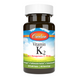 Вітамін K2, MK-7, 90 мкг, Vitamin K2 як MK-7, Carlson, 60 желатинових капсул