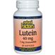 Лютеїн 40 мг, Lutein, Natural Factors, 60 гелевих капсул