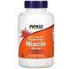 Ніацин (В3), No-Flush Niacin, Now Foods, 500 мг, 180 вегетаріанських капсул