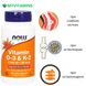 Вітамін D3 і К2, Vitamin D3 & K2, 1,000 МО / 45 мкг, Now Foods, 120 капсул