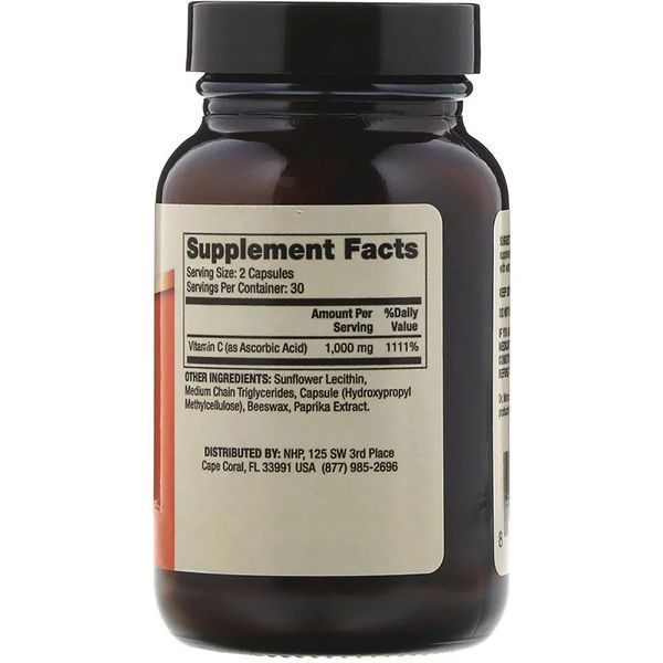Витамин C в липосомах, 1000 мг, Liposomal Vitamin C, Dr. Mercola, 60 капсул