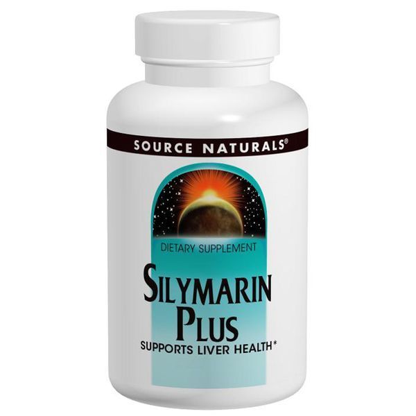 Силімарин Плюс (Расторопша), Source Naturals, 30 таблеток