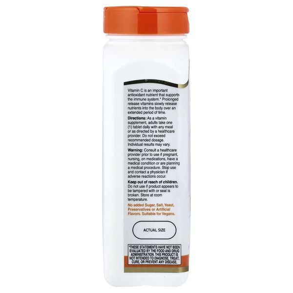 Витамин C, 1000 мг, пролонгированного действия, Vitamin C, 21st Century, 110 таблеток
