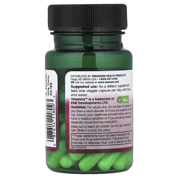 Вітаміни D3 та K2, Vitamins D3 & K2, Swanson, 60 веганських капсул