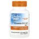 Витамин D3 и K2, Vitamin D3 + K2, MK-7, Doctor's Best, 60 вегетарианских капсул