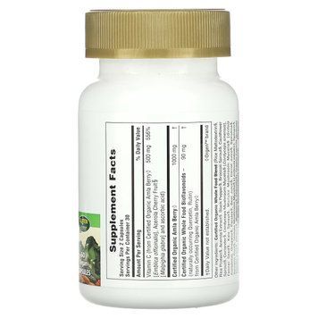 Вітамін С органічний, VITAMIN C, 500 мг, Natures Plus, 60 Вегетаріанських Капсул