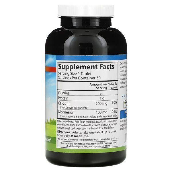 Кальцій-Магній Хелатний, Chelated Cal-Mag, Carlson, 60 таблеток