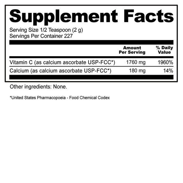 Аскорбат кальцію, Immunity, Calcium Ascorbate, NutriBiotic, 454 г