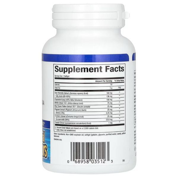 Здоров'я простати, рослинна формула, Prostate Health, Natural Factors, 60 капсул