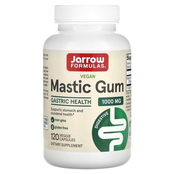 Смола Мастикового Дерева, Mastic Gum, Jarrow Formulas, 120 таблеток