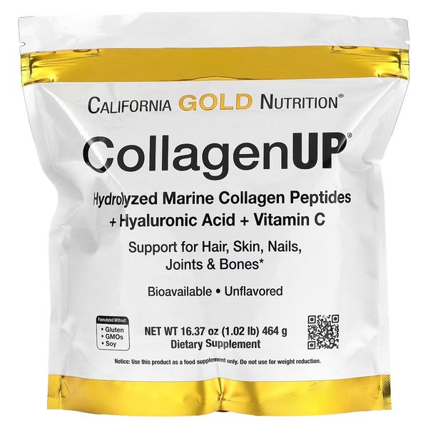 Колаген Пептиди UP без ароматизаторів, Collagen, California Gold Nutrition, 16,37 унц. (464 г)