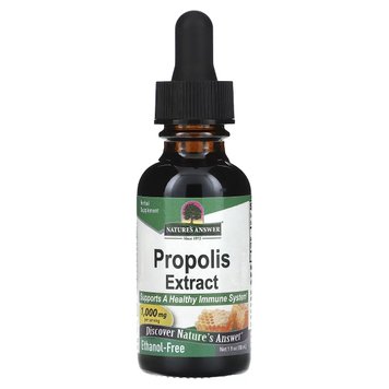 Екстракт прополісу без спирту, 1000 мг, Propolis Extract, Nature's Answer, 30 мл