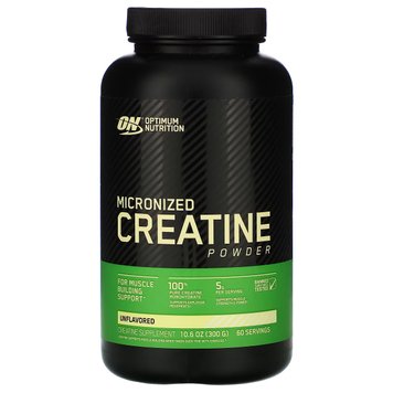 Креатин Мікронізований порошок, Micronized Creatine Powder, Optimum Nutrition, 300 гр