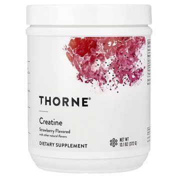 Креатин, вкус клубники, Creatine, Thorne, 372 гр