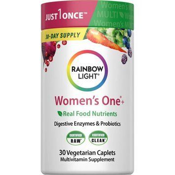 Поливитамины Для Женщин, Women's One Vibrance, Rainbow Light, 30 вегетарианских каплет