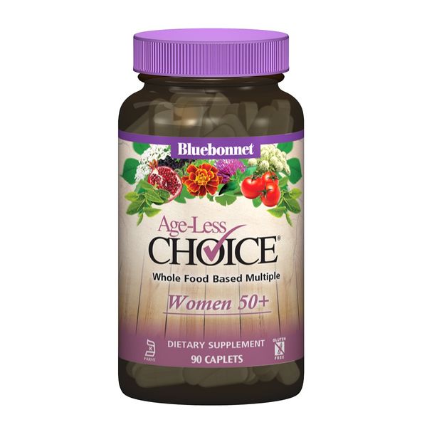 Женские Мультивитамины 50+, Ageless Choice, Bluebonnet Nutrition, 90 капсул