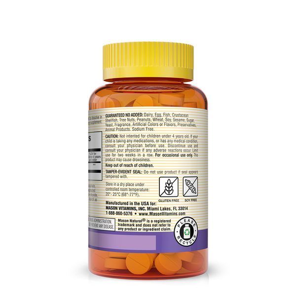 Дитячий Мелатонін, смак фруктів, Healthy Kids Melatonin, Mason Natural, 60 таблеток