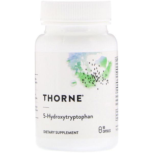 5-HTP (Гідроксітріптофан), 100 мг, 5-Hydroxytryptophan, Thorne Research, 90 капсул