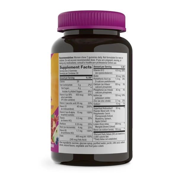 Мультивитамины для женщин 50+, вкус ягод, Alive! Women's 50+ Multivitamin Gummy, Nature's Way, 60 жевательных конфет