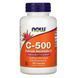 Вітамін C-500, аскорбат кальцію-C, Vitamin C, Calcium Ascorbate-C, Now Foods, 100 капсул
