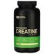 Креатин Мікронізований порошок, Micronized Creatine Powder, Optimum Nutrition, 300 гр