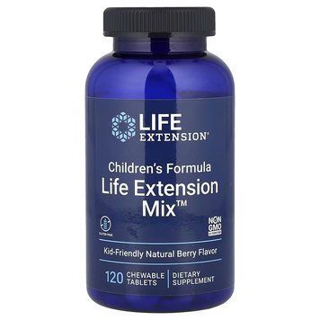 Мультивітаміни для дітей, смак ягід, Children's Formula, Life Extension, 120 жувальних таблеток