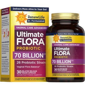 Пробіотики для жінок, 70 млрд КОЕ, Ultimate Flora Women's Vaginal Care Advanced Probiotic, Renew Life, 30 капсул
